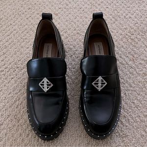 Antonio Melani studded leather loafer